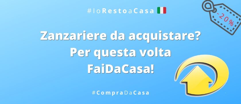 Zanzariere da sistemare con FaiDaCasa #compradacasa #iorestoacasa