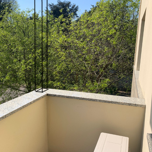 Foto balcone ad angolo
