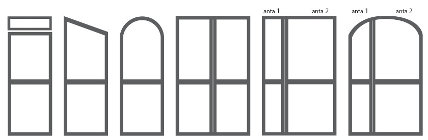 porta zanzariera forme